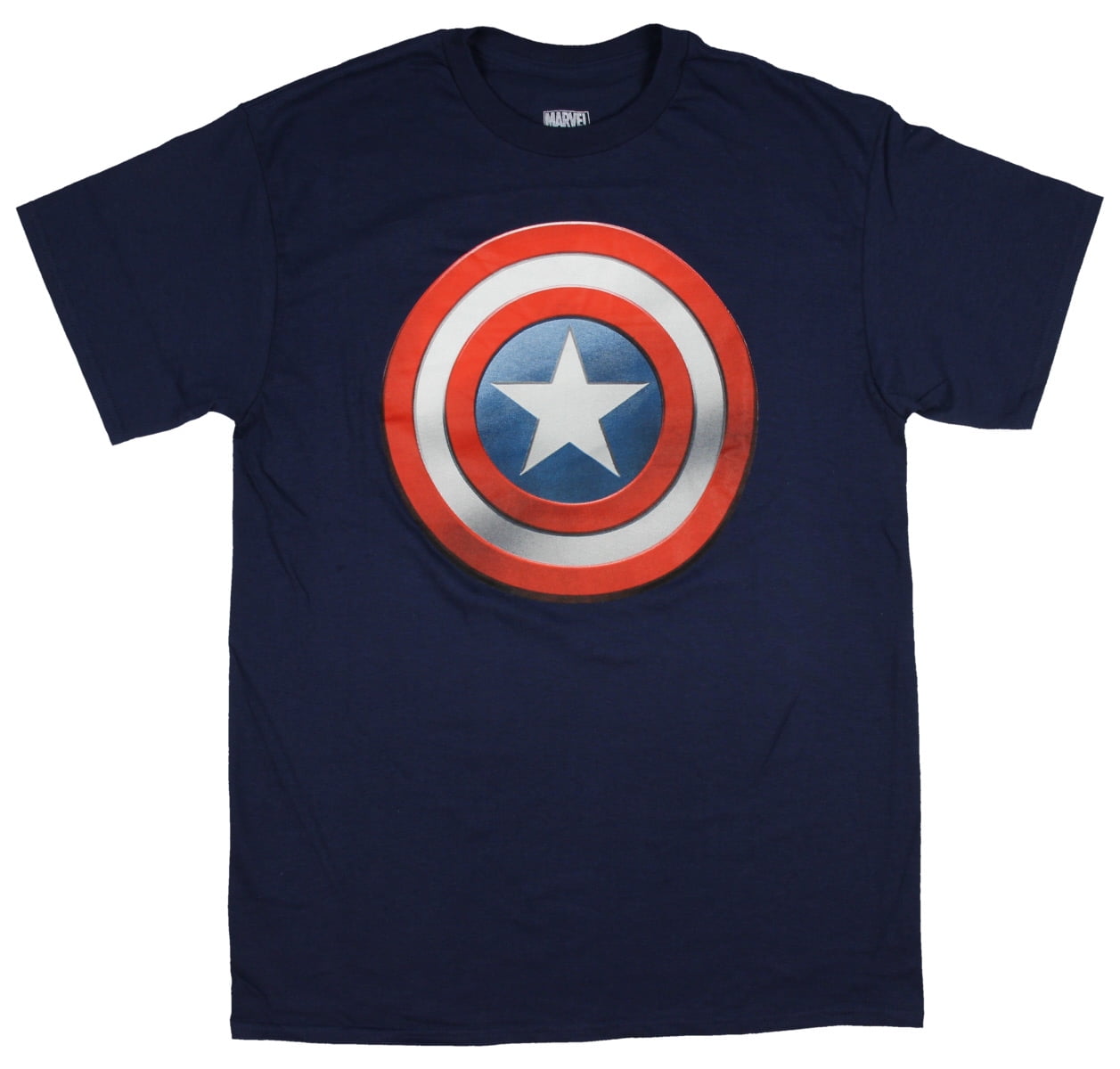 Captain America Shaded Shield Logo Men's T-shirt (XX-Large) - Walmart.com