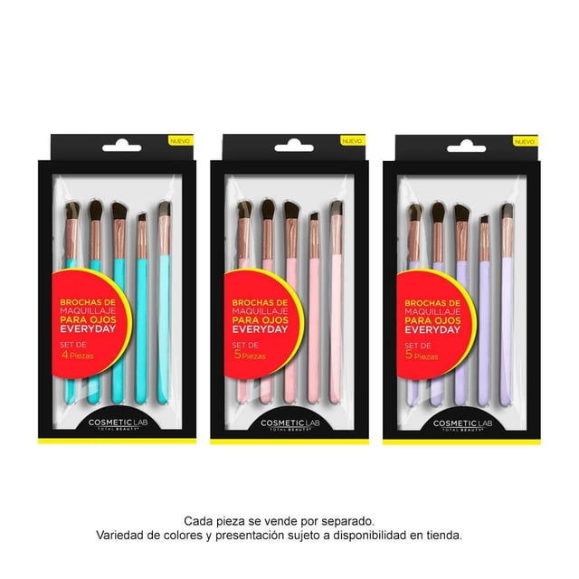 Brochas para maquillaje Cosmetic Lab Total Beauty modelo stt34337 5 pzas