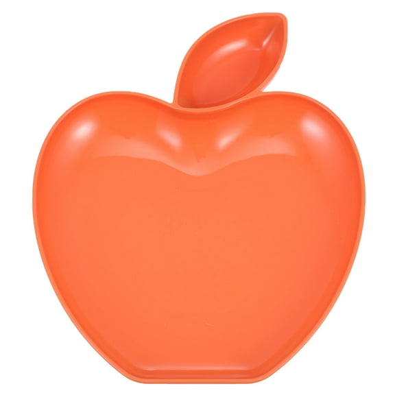 GOOHOCHY PP Material Orange Chip and Dip Serving Set with Unique Sauce Compartment for Home Use 7.87 x 7.87 inches