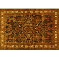 thumbnail image 1 of Ahgly Company Machine Washable Indoor Rectangle Animal Yellow Traditional Area Rugs, 8' x 12', 1 of 4