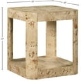 thumbnail image 3 of Meridian Furniture Reeves Burl End Table, 3 of 7