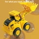 thumbnail image 5 of Juguetes Para Niño Vehículo de ingeniería Prensa Tipo Retorno Simulación Modelo de coche Excavadora Ingeniería Bulldozers Vacaciones Niños y niñas Juguetes Para Bebe 1 Año, 5 of 7