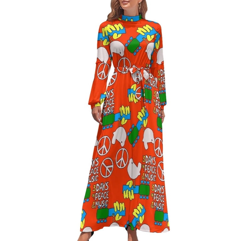 woodstock 1969 Long Dress Woman clothing womans clothing summer dresses  Bridesmaid dress woman - Walmart.com
