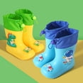 thumbnail image 5 of LYHaoo Kids Rain Boots Girls Boots Non Slip Comfortable Toddler Outdoor Play Shoes For Baby Children Sizes 12 Yellow(Little Kid), 5 of 5