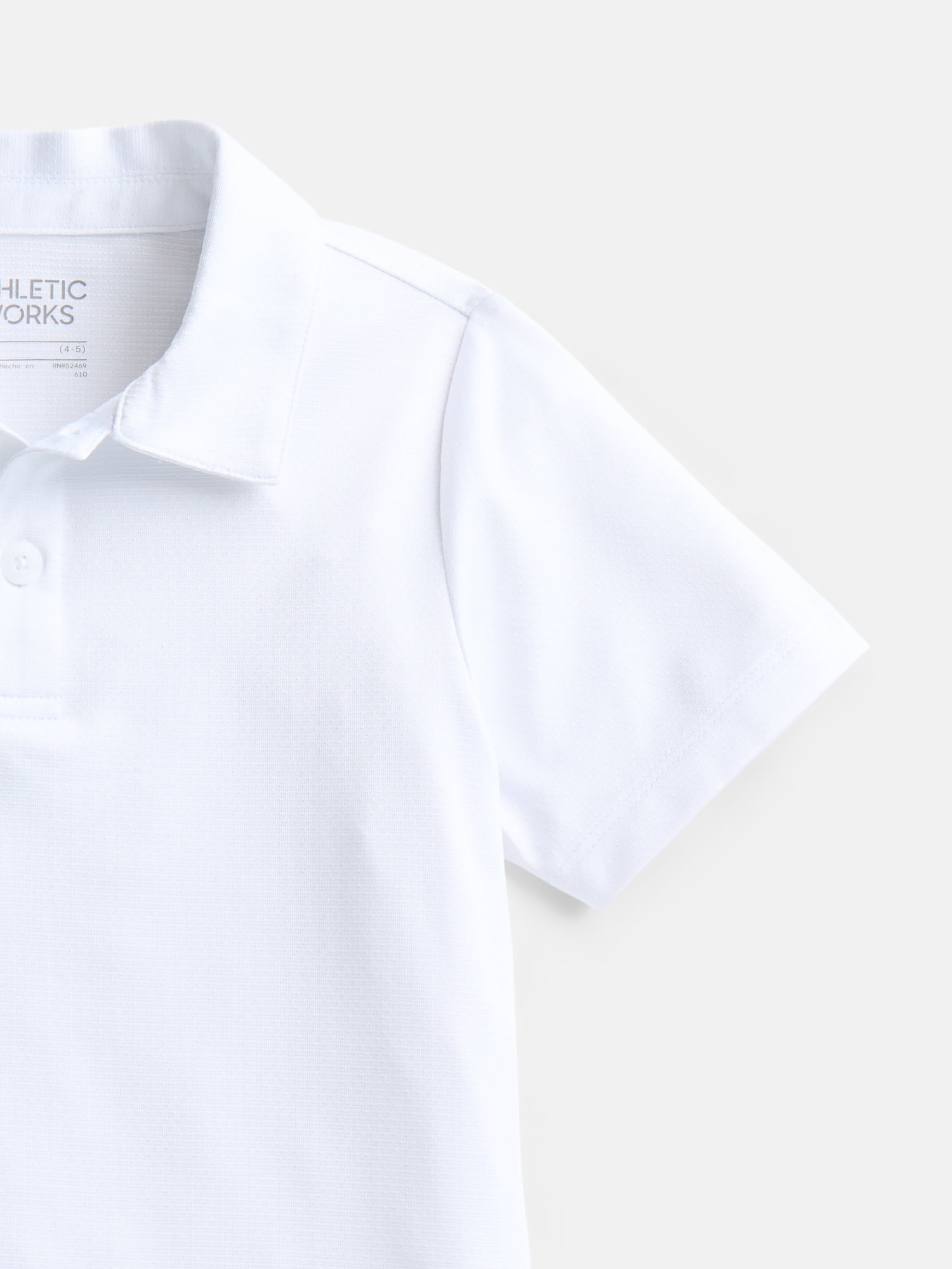 Athletic Work Boys Active Short Sleeve Polo Shirt, Sizes 4-18