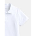 thumbnail image 2 of Athletic Work Boy's Active Polo Shirt with. Short Sleeves, Sizes 4-18, 2 of 3