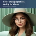 thumbnail image 6 of Smart Audio Glasses, Auto-Tint Lenses, Touch Control, Mic, Hi-Res Sound, Rechargeable, Anti-Blue Light, for Office/Outdoor/Sports/Driving/Music/Calls - Perfect Gift, 6 of 17