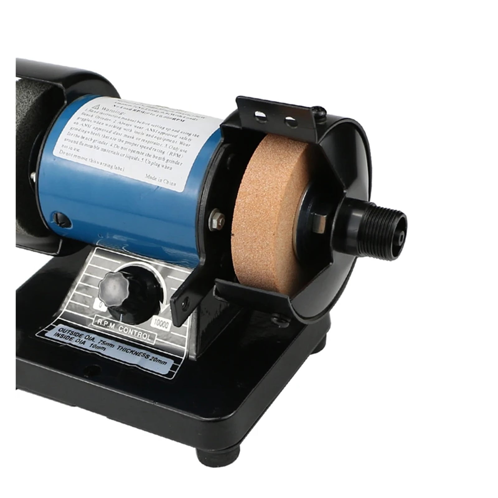 150W Mini Bench Grinder Multi-Purpose Polisher Adjustable Speed Adjustable Speed Sander Polisher For Jade Jewelry ,Easy to Use