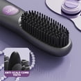 thumbnail image 5 of Cordless Hair Straightener Brush for Full Styling, Portable Straightening Brush, 3 Heat Settings with LED Display, USB Rechargeable Travel Hair Brush – Go Brush Pro 2026(Black), 5 of 8