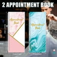 thumbnail image 2 of 2 Pieces Undated Appointment Book Schedule Day Planner Salon Book 2025 Hairstylist Weekly Appointment Planner for College Office Home Schedule Supplies, 11.2 x 4.5 Inches, 2 of 7
