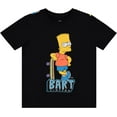thumbnail image 3 of The Simpsons Boy's Bart T-Shirt and Shorts Bundle Clothing Set- Little and Big Boys Bart Simpson Sizes 4-20, Black, 8, 3 of 9