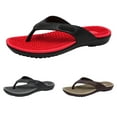 thumbnail image 2 of CPNG Men Women Slippers Anti Slip Flip-flops Massage Slippers Breathable Beach Shoes Arch Flip Flop Summer Sandal for Plantar Fasciitis Flat Feet Heel Pain Relief Footwear, 2 of 8