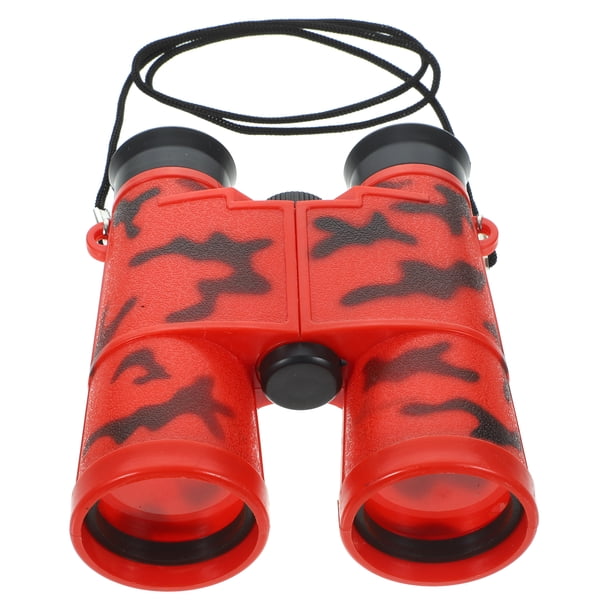 Interesante juguete binocular resistente al desgaste para niños, práctico juguete binocular con cordón.