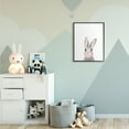 thumbnail image 2 of Stupell Industries Bunny with Pink Bubble Gum Forest Animal Black Framed, 24 x 30, Design by Leah Straatsma, 2 of 8
