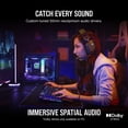 thumbnail image 3 of Auriculares para juegos Corsair HS80 RGB inalámbricos con Dolby Atmos, 3 of 8