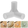 thumbnail image 1 of HEATSHAKING 36Pcs White Plastic Frame Connectors for Canopy with Rightangle Design for Outdoor Tent Replacement, 1 of 8