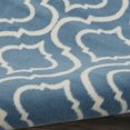thumbnail image 5 of Nourison Bliss Transitional Moroccan Blue 7'10" x 9'10" Area Rug, (8' x 10'), 5 of 6