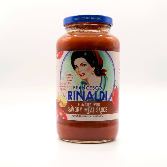 Francesco Rinaldi, Savory Meat Flavored Sauce, 23.5oz, Gluten-Free, No Saturated Fat