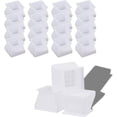 thumbnail image 1 of 16 piezas de tapas de silicona para patas de silla, cubiertas para patas de silla, protectores de patas cuadrados, protectores de suelo para patas de silla, tapas para patas de mesa para silla, mesa,, 1 of 5