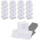 thumbnail image 1 of 16 piezas de tapas de silicona para patas de silla, cubiertas para patas de silla, protectores de patas cuadrados, protectores de suelo para patas de silla, tapas para patas de mesa para silla, mesa,, 1 of 5