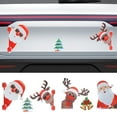 thumbnail image 3 of Luxtrada 1 Set Christmas Decoration Car Magnetic Decal Magnets Santa Claus Moose Sticker (Bell), 3 of 9