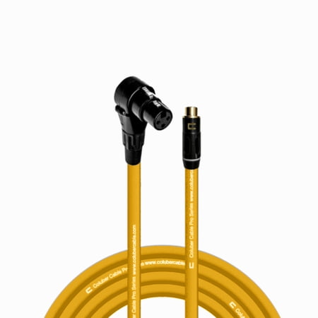 Coluber Cable Right Angle XLR Female - RCA Female 3-Pin Microphone Connector