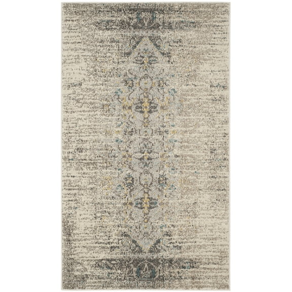 SAFAVIEH Monaco Elsdon Abstract Area Rug, Grey/Multi, 3' x 5'