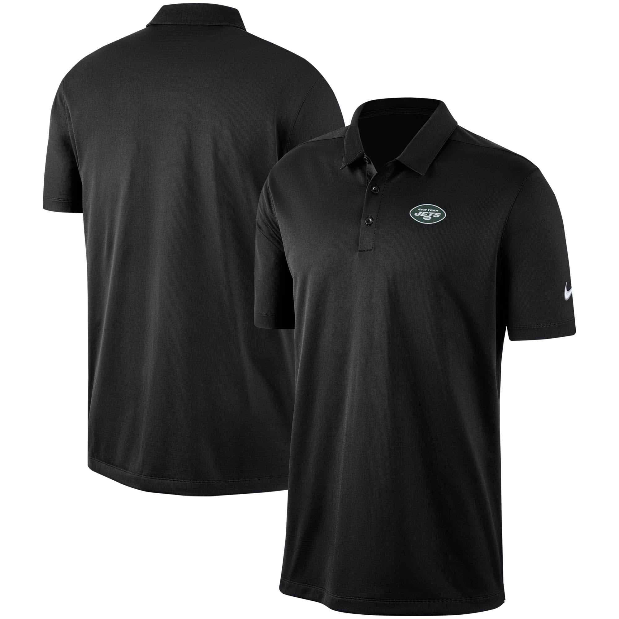New York Jets Nike Fan Gear Franchise Performance Polo Black
