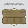 thumbnail image 5 of Tac-Six™ 46" Lockable Rifle Soft Case, Molle Front, Coyote, 5 of 15