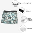 thumbnail image 4 of Fotbe Flowers In Vintage Men’s Total Support Pouch Boxer Briefs, X-Temp Cooling, Moisture-Wicking Underwear, Regular, Long-leg and Trunk-, 4 of 6