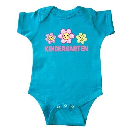 

Inktastic Kindergarten with Polka Dot Flowers Gift Baby Boy or Baby Girl Bodysuit