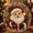 Santa C, variant on Fountwell Christmas Diamond Painting Suncatcher Kit 8in Double Sided Pearl Bead Craft Gift for Adults