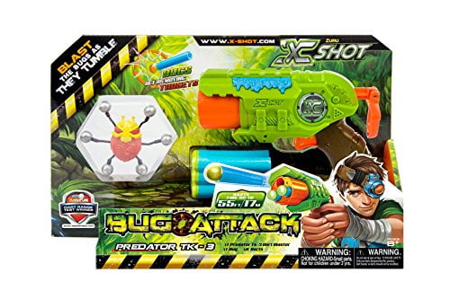 Xshot Zuru Bug Attack Rotatry Barrel Darts Bugs Rapid Fire 