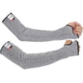 thumbnail image 1 of LoonWear 2025 Latest Model 级防割袖套，18 英寸长透气柔软防割柔性臂套，适用于薄皮肤和擦伤，带拇指孔的防护安全臂套，适用于花园固定维修工作, 1 of 5