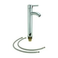 thumbnail image 5 of Chrome Single Hole Handle Bathroom Sink Brass Faucet 12" Tall Kitchen Tap w/Supply Lines Renovators Supply, 5 of 10