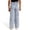 2-Light Blue, variant on Toddler Girls' Jeans Baggy Jeans for Kids High Waisted Wide Leg Jeans with Pockets Straight Leg Jeans Girls Clothing Size 12-18 Months