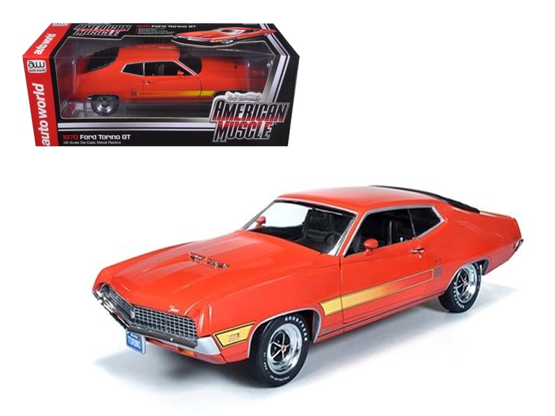 1970 Ford Torino GT Calypso Orange Limited to 1500pc 1/18 Diecast