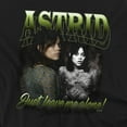 thumbnail image 2 of Beetlejuice Beetlejuice Astrid Homage Unisex Adult V-Neck T Shirt (Medium) Black, 2 of 4