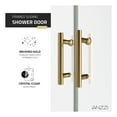 thumbnail image 6 of ANZZI Framed Sliding Shower Glass Door Enchant Series 70 x 60.4 in. Brushed Gold, 6 of 9