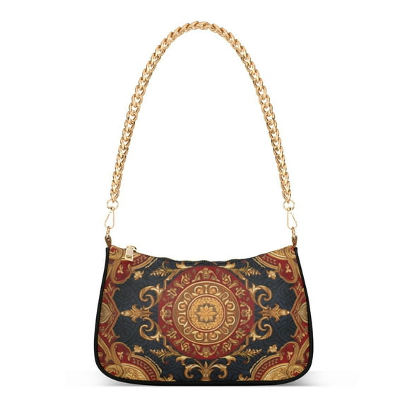Pattern Tribal TraditonalWomen Small Shoulder Bag Crossbody Tote Hobo Bags Purse Clutch Handbags with Chain Strap for Women