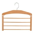 thumbnail image 1 of 1pc Multifunctional Non-slip Wooden Hanger Clothes Pants Drying Hanger, 1 of 6