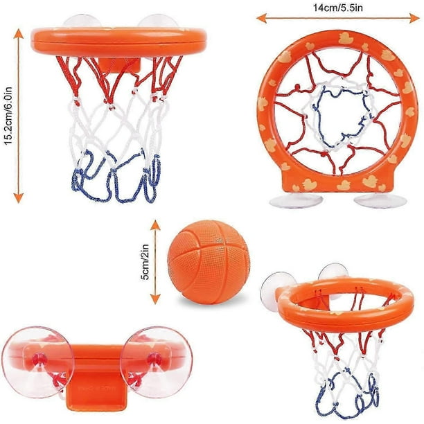 Baby Basketball Hoop with Suction Cup Kids Mini Basketball Hoop Set with 3 Balls