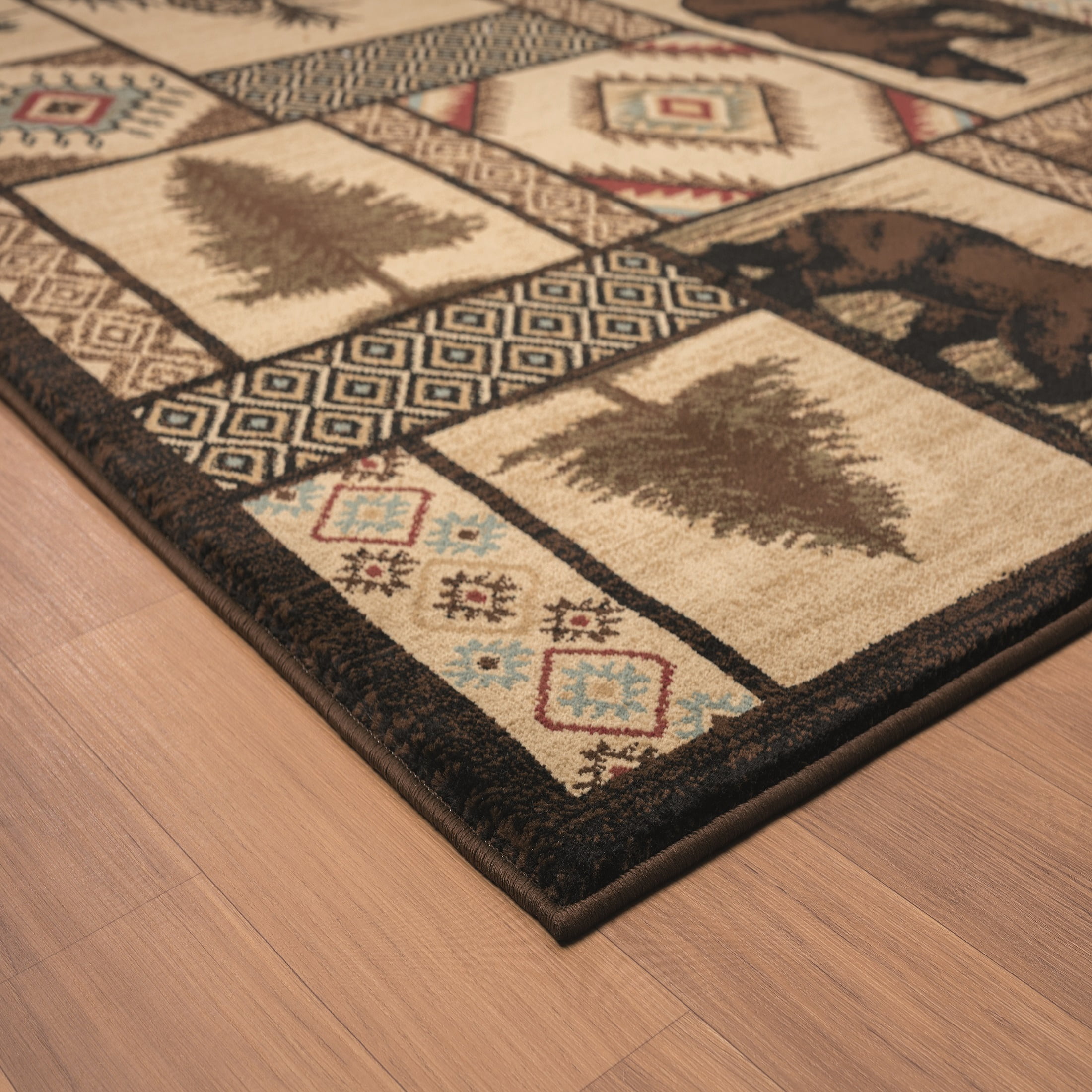 United Weavers Plateau Uplands Lodge Nature Area Rug, Multi, 7'10" x 10'6"