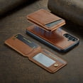thumbnail image 6 of Compatible with Magsafe Magnetic 2 in 1 Detachable Wallet Case with Card Holder for Samsung Galaxy S25 Plus, for Women Men, PU Leather Flip Kickstand Credit Slots for Samsung Galaxy S25 Plus, Brown, 6 of 10