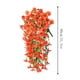 thumbnail image 3 of Cesta Colgante de Flores Artificiales | Decoración de Pared con Enredadera y Envoltura de Plástico | Decoración de Interior y Exterior para El Hogar, Jardín, Patio, Balcón, Sala de Estar y Techo | Ju, 3 of 6
