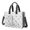 Sleeping Cat White Pattern, variant on Cat and Rainbow Blue Pattern Canvas Messenger Tote Bag, Laptop Shoulder Bag with Multi Pockets & Removable Strap, Large Capacity Gifts for Work Travel Shopping