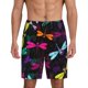 thumbnail image 1 of Fotbe Colorful Dragonflies Pantalones Cortos de Pijama para Hombre, Ropa de Dormir, Pantalones de Pijama Cortos para Hombre-Large, 1 of 6