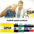 thumbnail image 4 of 1 brazalete de capitán de fútbol, brazalete ajustable, brazalete de competición para líder, brazalete de capitán de fútbol, 4 of 5