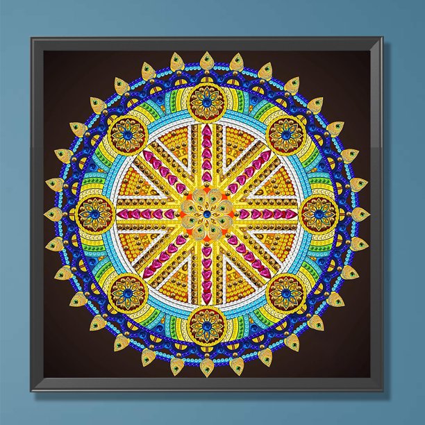 Cuadros Decorativos 5D DIY parcial especial en forma de taladro diamante pintura Datura decoración del hogar (YN070) Wdftyju embutido en tela