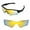 24K Gold Mirror Coated -Polarized, variant on Walleva Yellow Non-Polarized Replacement Lenses for Oakley Radar Path Sunglasses